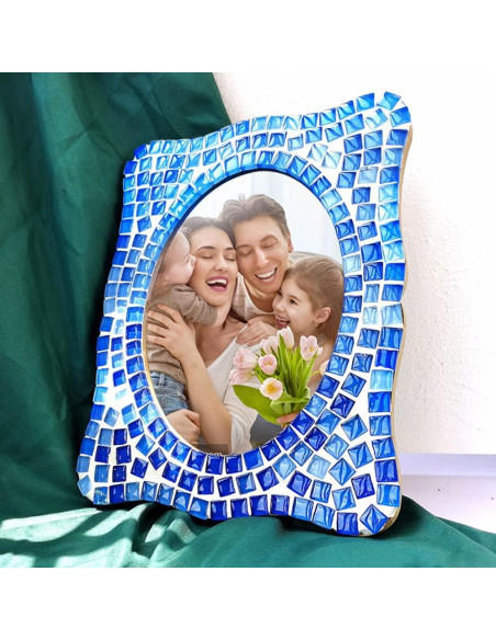 Azulejos de mosaico de vidrio BigOtters 140g para manualidades