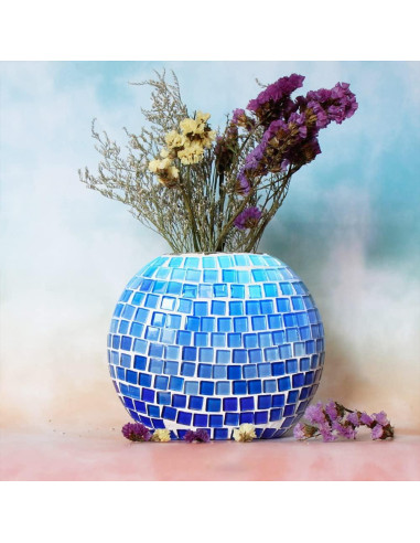 Azulejos de mosaico de vidrio BigOtters 140g para manualidades