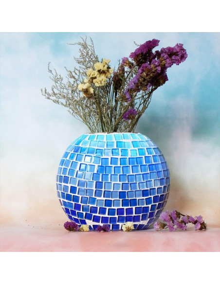 Azulejos de mosaico de vidrio BigOtters 140g para manualidades