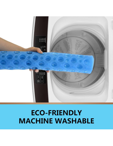 Alfombra de Baño Antideslizante Sheepping 76x43 cm Azul