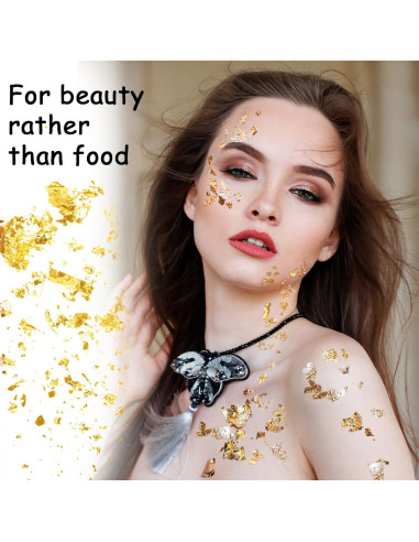 Hojas de Oro Gwybkq 300 Unidades 14x14 cm para Manualidades