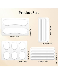 16 Almohadillas de Silicona para Tacones Bremorou Transparente 2