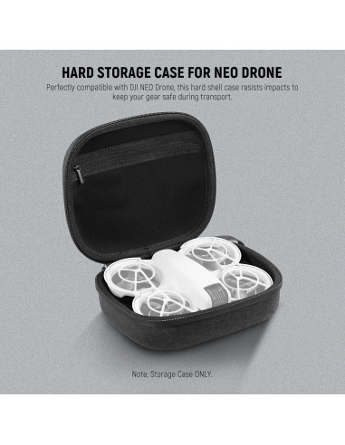Funda Dura Neewer para Drone DJI NEO Impermeable 19.3x16.4cm