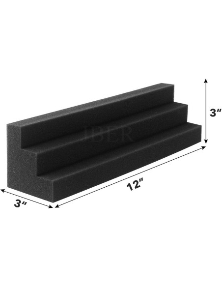 Bloque de Esquina Acústica JBER 32 Pack 7.62 cm Retardante Fuego