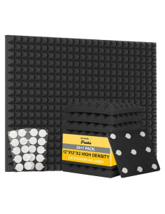 Paquete de 25 Paneles Acústicos Piramidales Acoustic Freaks 30.48x30.48cm