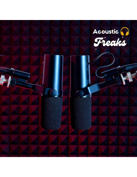 Paquete de 25 Paneles Acústicos Piramidales Acoustic Freaks 30.48x30.48cm