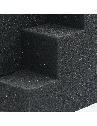 Paquete de 24 trampas de graves espuma acústica 30.48x7.62cm