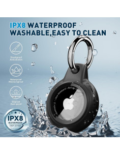 Paquete de 4 Fundas Impermeables MOLOSLEEVE para AirTag 2