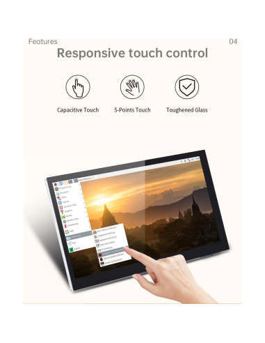 Pantalla Táctil Capacitiva 5" BIQU PI TFT50 V2.1 800x480