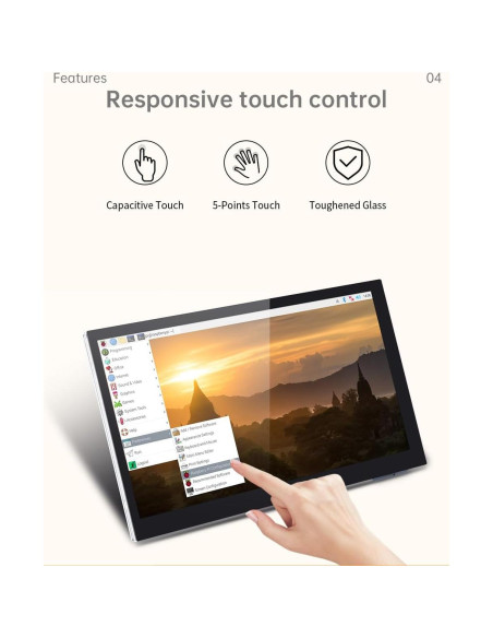 Pantalla Táctil Capacitiva 5" BIQU PI TFT50 V2.1 800x480