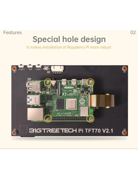 Pantalla Táctil Capacitiva 5" BIQU PI TFT50 V2.1 800x480