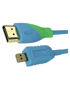 Cable Micro HDMI a HDMI KIMTABO 1.83m 4K 60Hz 18Gbps