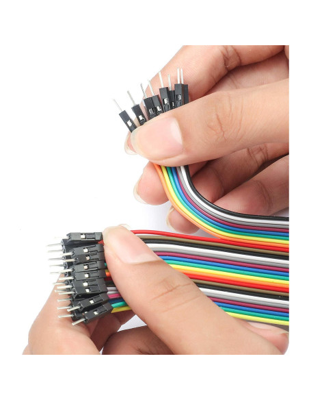Kit de Cables Puente y Protoboard Deyue 830 Puntos