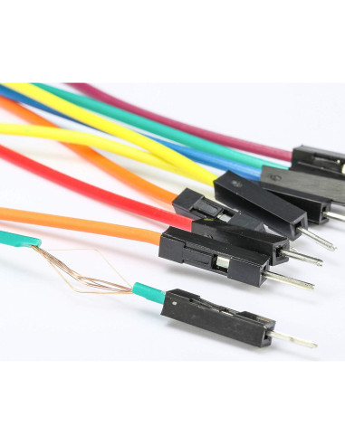 Kit de Cables Puente y Protoboard Deyue 830 Puntos