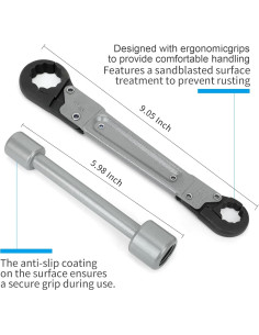 Kit de Llave de Parada de Ángulo Holdly - 0.6 kg 2