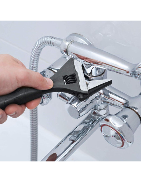 Llave Ajustable DURATECH 10" Acero CR-V Antideslizante