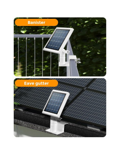 Soporte de canal Eufy para cámaras de seguridad - Blanco 2