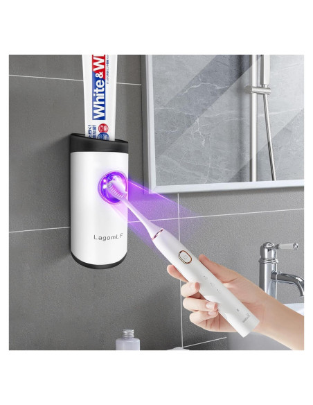 Dispensador Automático de Pasta de Dientes SecWiss TG-03 Blanco