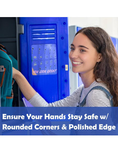 Espejo Magnético AZEZO 17.78x15.24cm Sin Marco para Casilleros 2