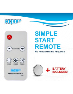 Control Remoto de Aire Acondicionado HQRP AC-5620-30 Compatible 2