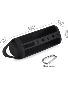 Funda de Silicona Suave DLP para Altavoz Sonos Roam 2 - Negro 2