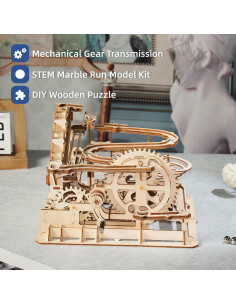 Rompecabezas 3D de Madera Rowood Carrera de Canicas 25.4cm 2