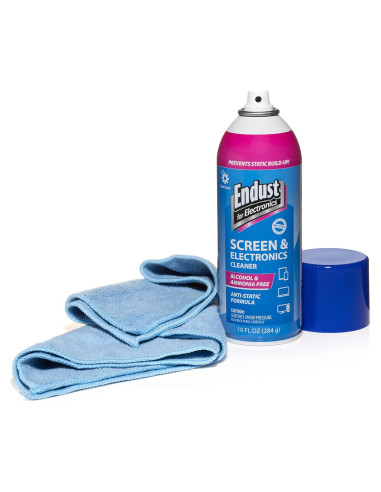 Endust Limpiador Antiestático para Electrónicos 295ml + Toalla Microfibra