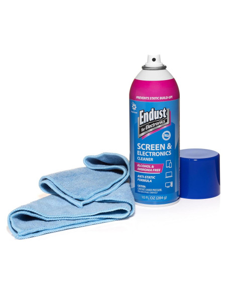 Endust Limpiador Antiestático para Electrónicos 295ml + Toalla Microfibra