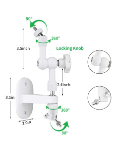 Soporte de pared 2 en 1 para panel solar y cámara Arlo 2