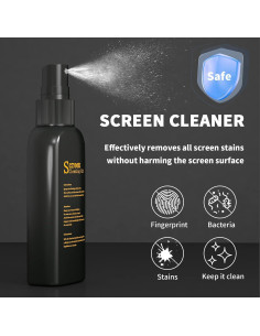 Kit Limpiador de Pantallas para Coche Aispour - Spray y Paño 2