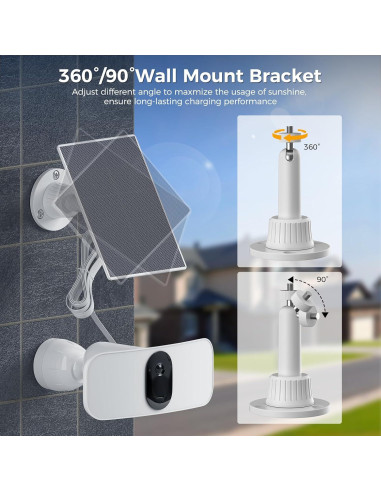 Cargador Solar Xwartre 6V para Cámaras Arlo Pro 5s/4/3