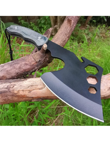 Juego de Hacha y Cuchillo DOOM BLADE para Camping 3 Piezas
