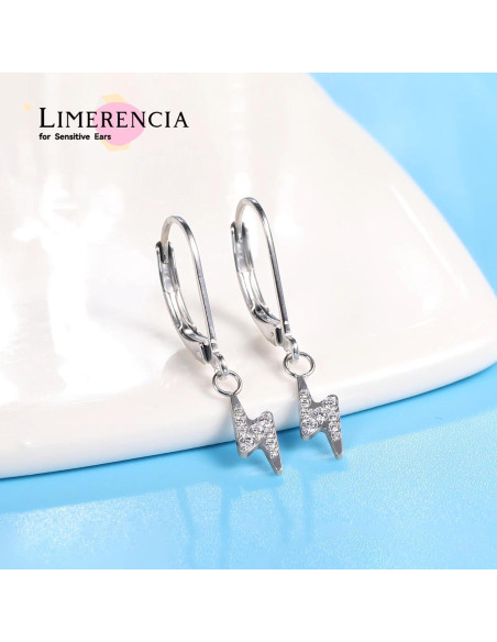 Pendientes Colgantes de Titanio Hipoalergénicos Limerencia F136