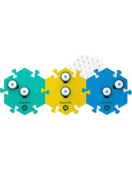 Kit de Inicio FluentPet Speak Up - 6 Botones Grabables para Mascotas