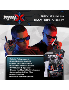 Walkie Talkies de Espía MukikiM para Niños - 130g, 15.24cm 2