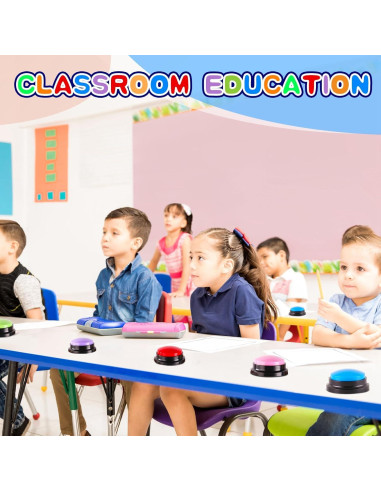 6 Botones Grabables para Perros Ovveroche - Entrenamiento y Juego