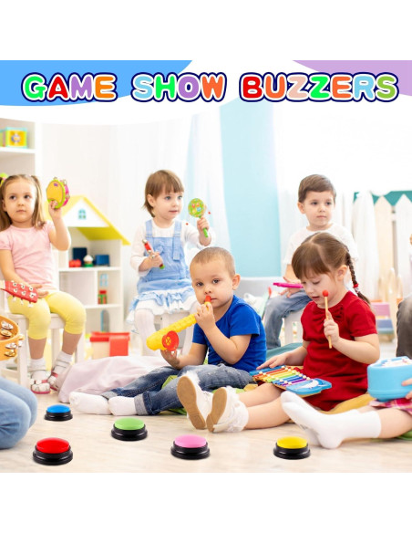 6 Botones Grabables para Perros Ovveroche - Entrenamiento y Juego