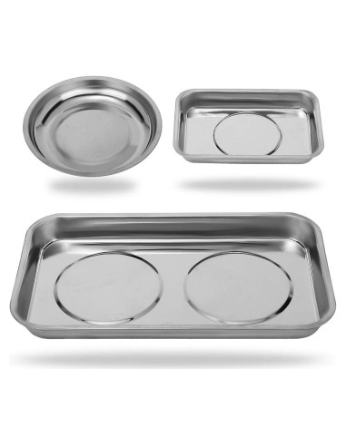 Juego de Bandejas Magnéticas 3pc BYHH - Acero Inoxidable