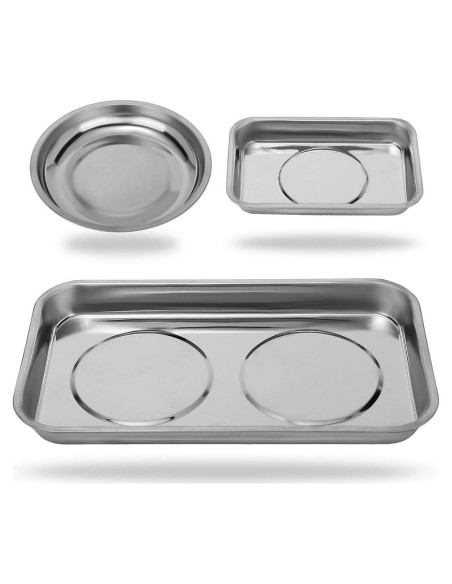 Juego de Bandejas Magnéticas 3pc BYHH - Acero Inoxidable