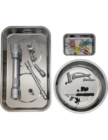 Juego de Bandejas Magnéticas 3pc BYHH - Acero Inoxidable