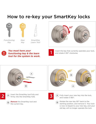 Cerradura de Entrada Kwikset Tylo Níquel Satinado con SmartKey