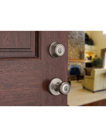 Cerradura de Entrada Kwikset Tylo Níquel Satinado con SmartKey