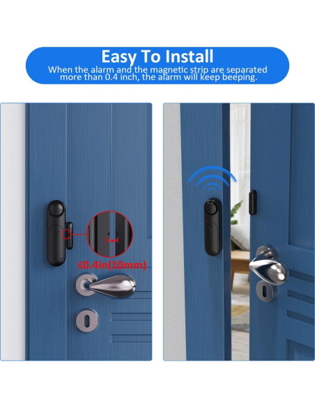 Alarma de Puerta y Ventana Metak D130 - 5 Sensores 120dB