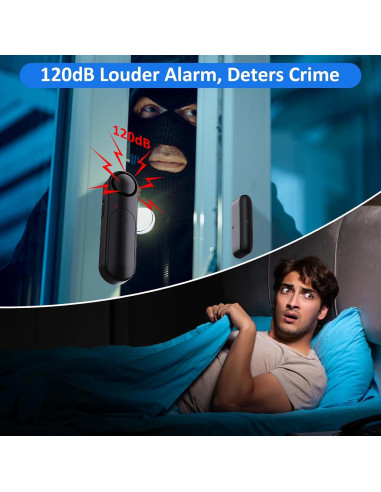 Alarma de Puerta y Ventana Metak D130 - 5 Sensores 120dB