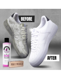 Kit Limpiador de Zapatos Pink Miracle 113.4g con Cepillo 2
