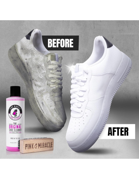 Kit Limpiador de Zapatos Pink Miracle 113.4g con Cepillo
