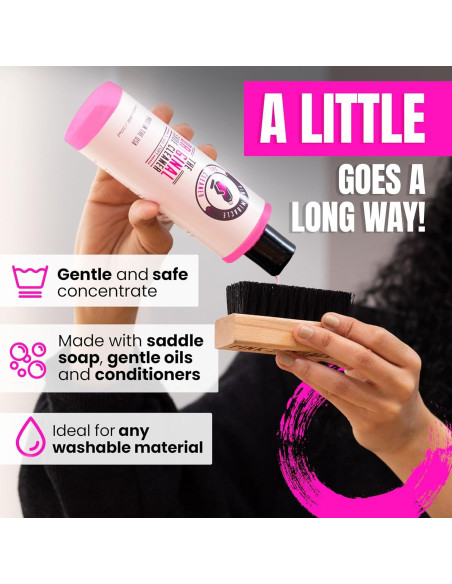 Kit Limpiador de Zapatos Pink Miracle 113.4g con Cepillo