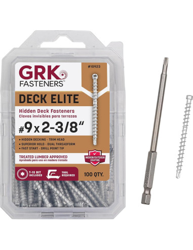 Paquete Herramienta AnglePro 43126 + 100 Tornillos GRK 43127