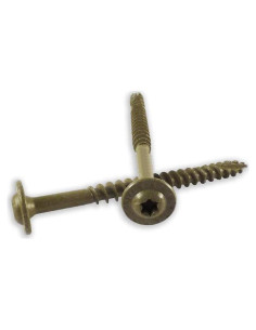 Tornillos para madera WoodPro ST14X312, 50 piezas, 8.89 cm