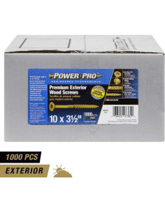 Tornillos para Terrazas Power Pro 10 x 89 mm 1000 Piezas 2